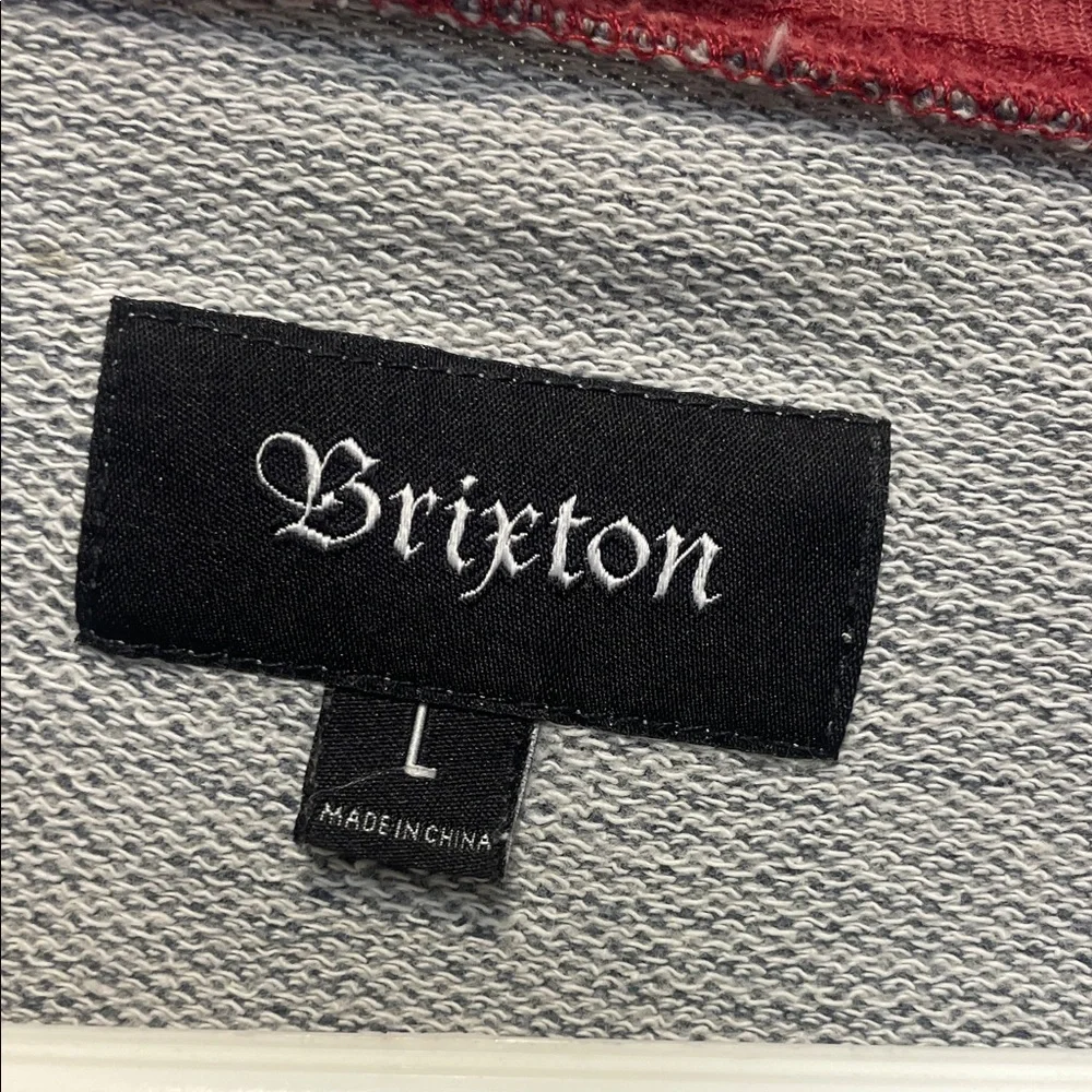 Brixton Men’s “Partisan” Shirt – Size Large – Gently Worn Crewneck Sweater - Picture 3 of 8